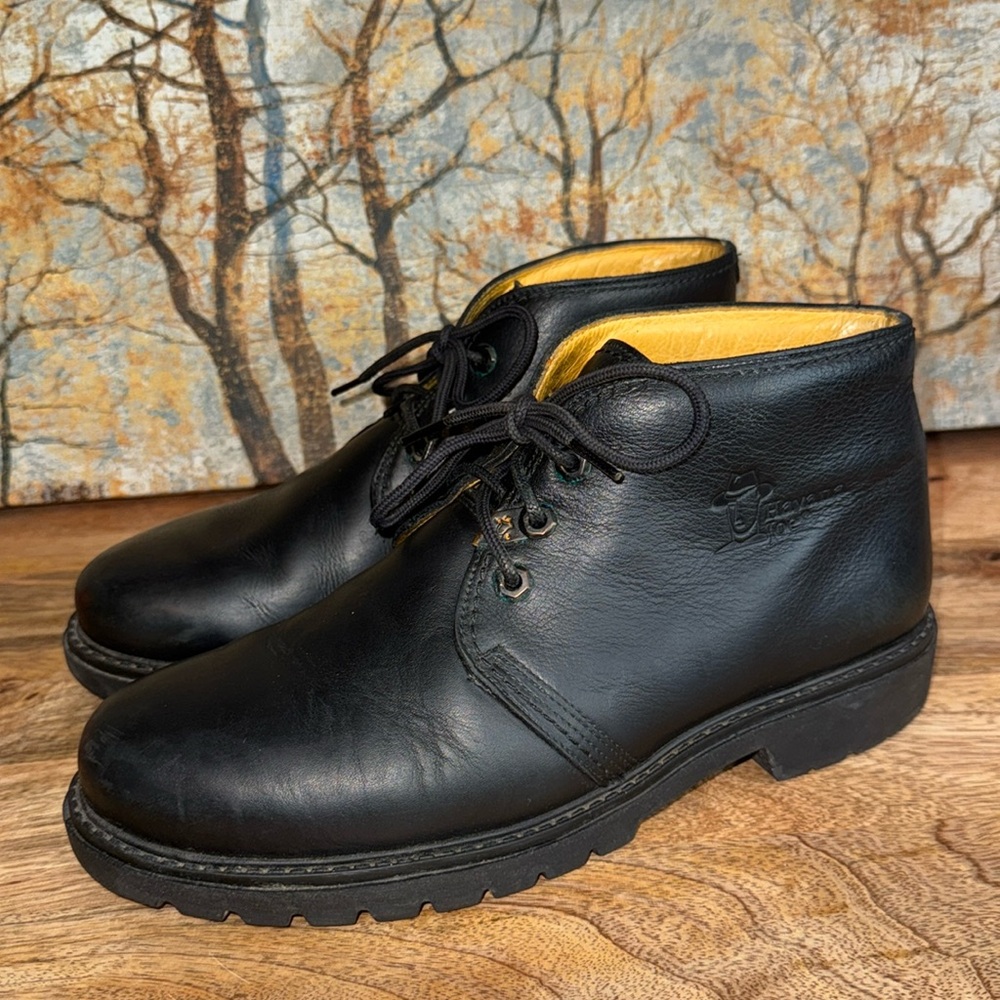 Havana Joe Panama Jack black leather chukka boots #0201 size 10 (43) Ex. Cond.